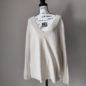 Talbots Mixed Media Sweater